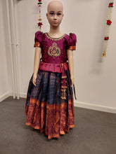 Load image into Gallery viewer, kanjivaram kids pattu Gown