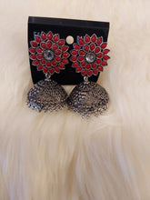 Load image into Gallery viewer, Oxidised earrings

