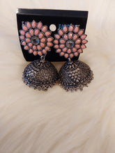 Load image into Gallery viewer, Oxidised earrings
