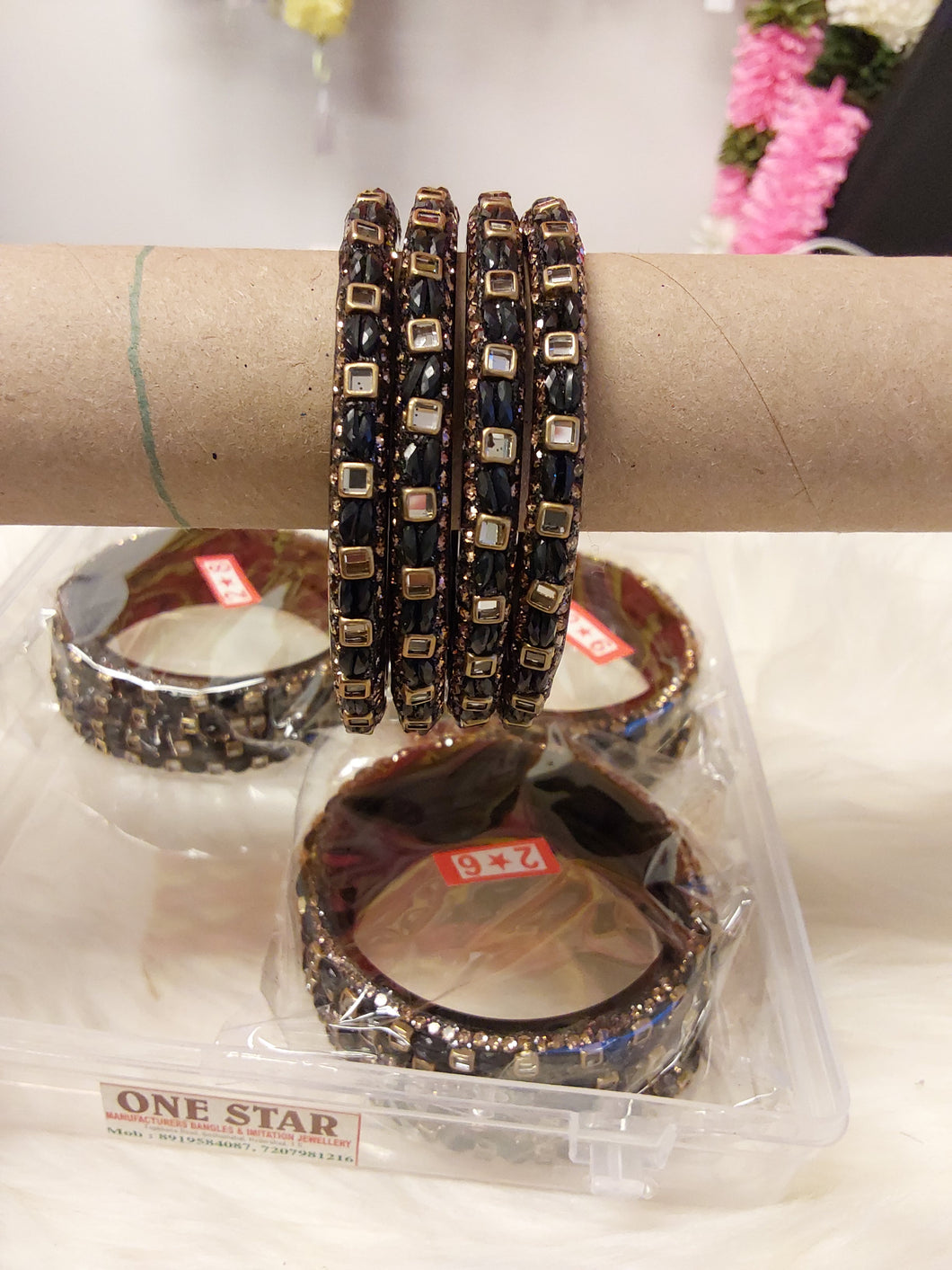 Glass bangles
