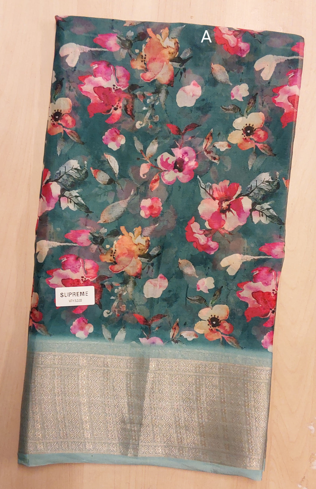 Floral design Georgette saree