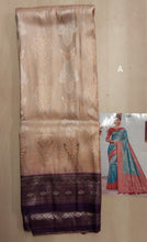 Load image into Gallery viewer, Silver pachmina saree
