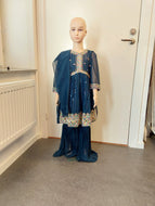 Party Wear Kurta Sharara Set with Dupatta