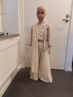 Party Wear Kurta Sharara Set with Dupatta and coat