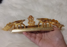 Load image into Gallery viewer, Lakshmi metal idol with kumkum holder for gifting and pooja
