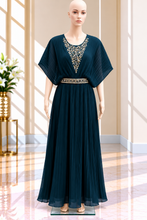 Load image into Gallery viewer, Premium Georgette pleated gown
